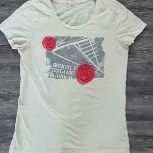 J.CREW Brooklyn Botanical Gardens fitted t-shirt- sz. Small